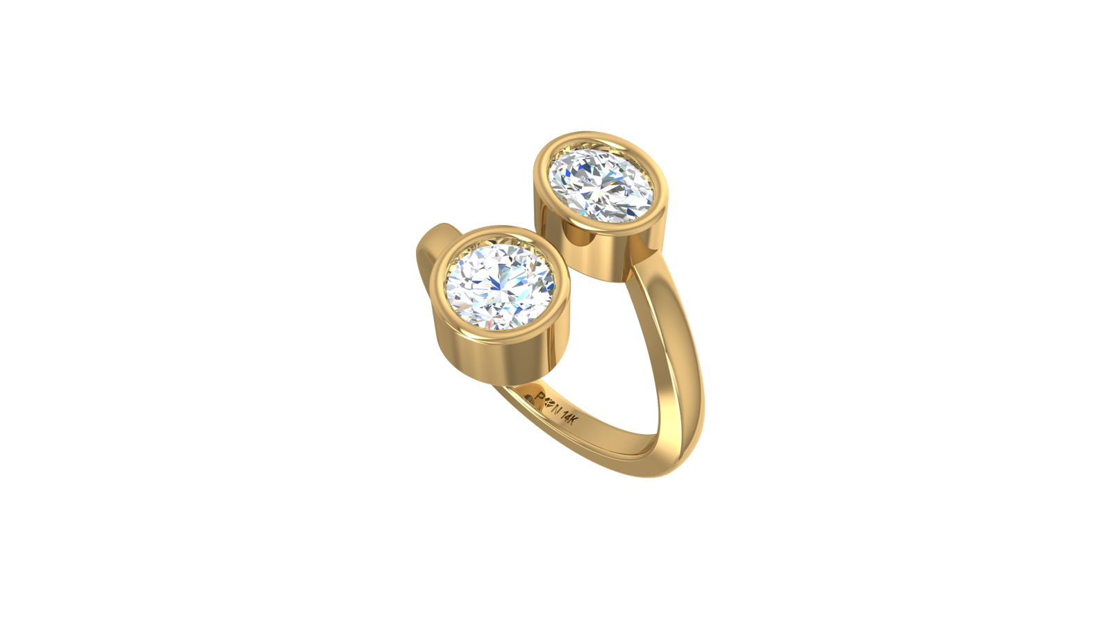 Dual Tone Natural Rings